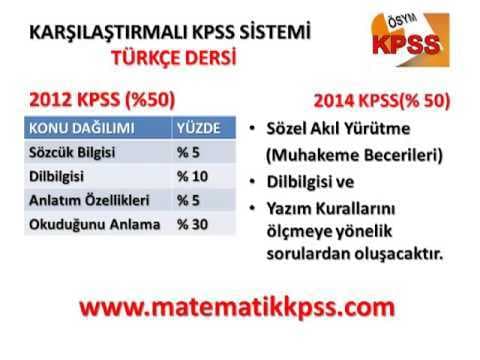 2014 KPSS'de Neler Değişti?