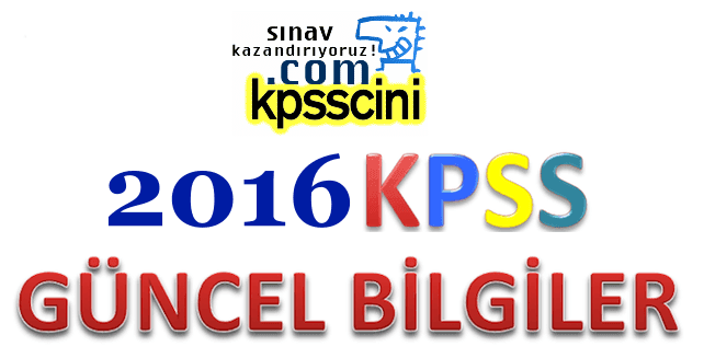 2016 KPSS Güncel Bilgiler SMS Paketi Uygulaması (ÜCRETSİZ)