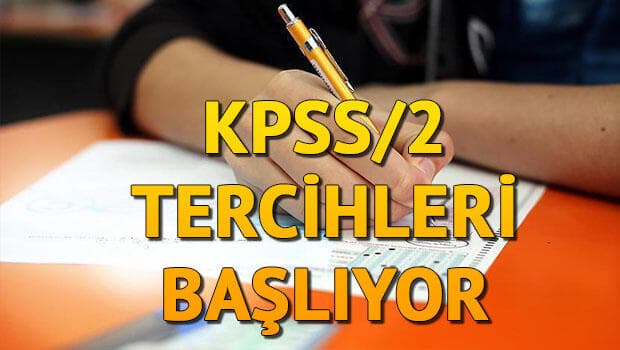 KPSS-2019/2 tercih kılavuzu yayımlandı - KPSS tercihleri son gün ne zaman?