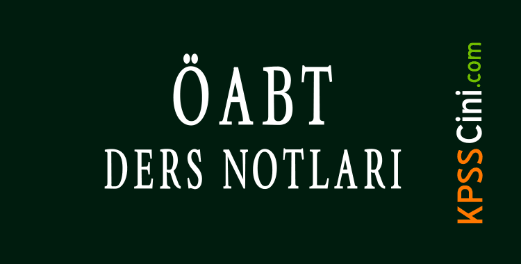 Alan Bilgisi ÖABT İngilizce Ders Notları indir