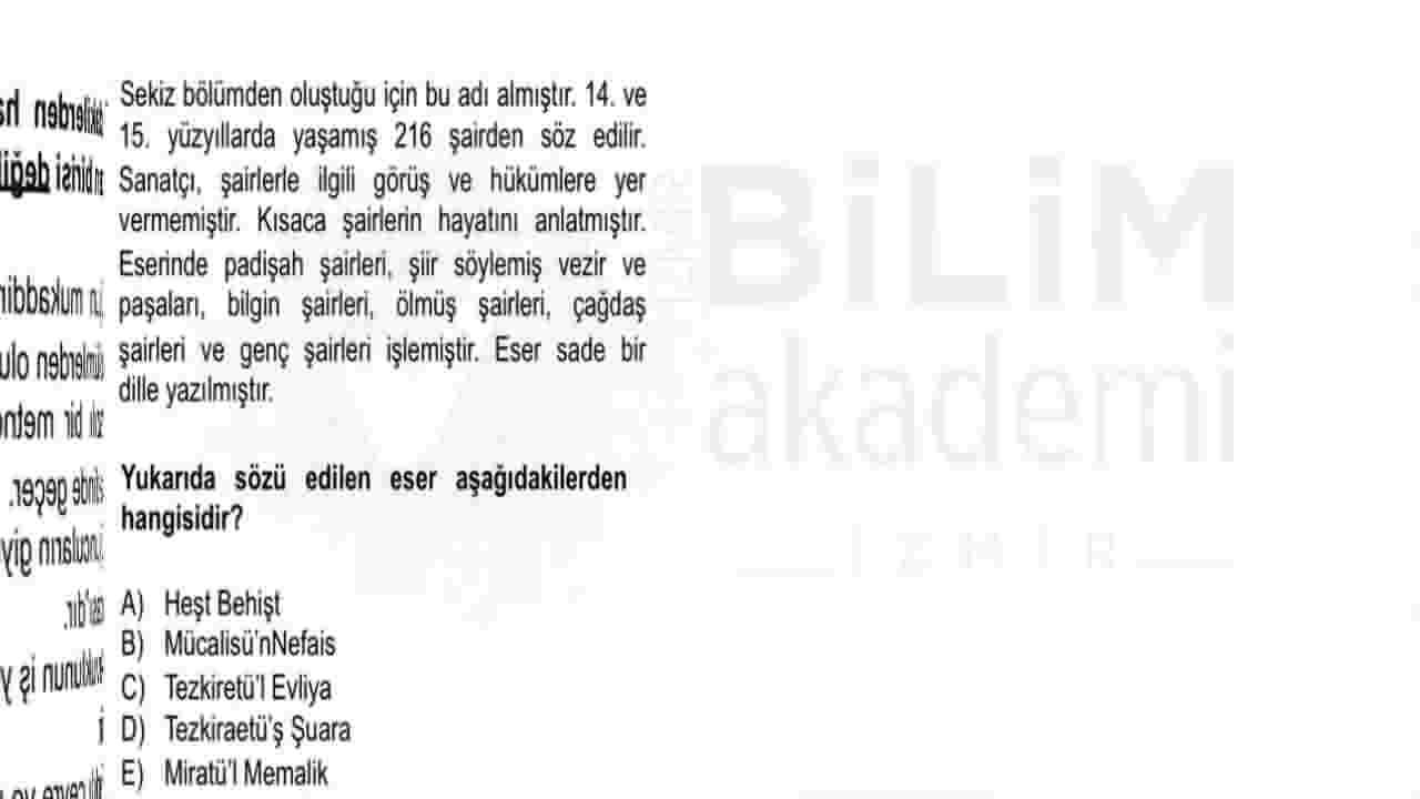 ÖABT Edebiyat Videolu Soru Çözümleri