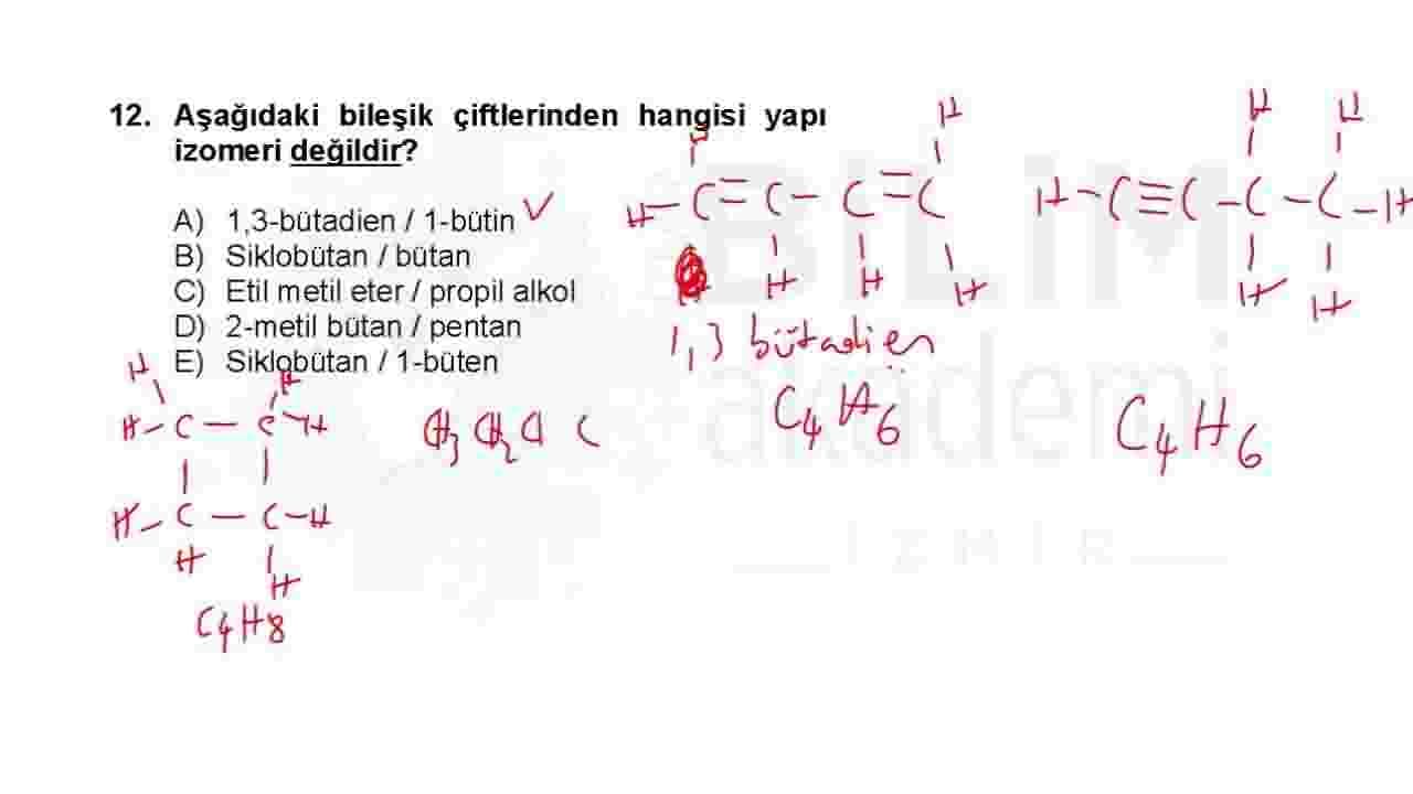ÖABT Fen ve Teknoloji Videolu Soru Çözümleri