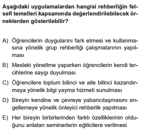 kpss rehberlik testi