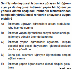 kpss rehberlik testi