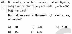 Online KPSS Matematik Deneme Sınavı 6 Çöz