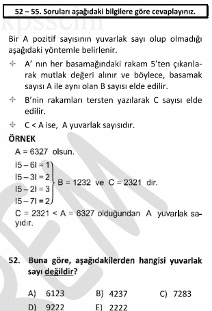 Online KPSS Matematik Deneme Sınavı 6 Çöz