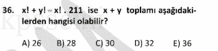 Online KPSS Matematik Deneme Sınavı 6 Çöz