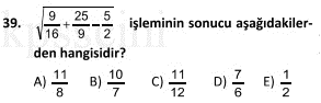 Online KPSS Matematik Deneme Sınavı 6 Çöz
