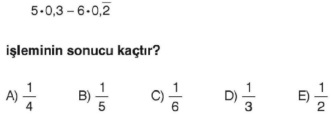 Online KPSS Matematik Deneme Sınavı 8 Çöz