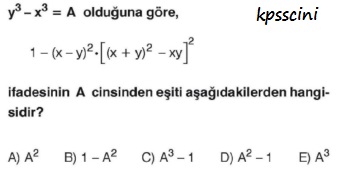 Online KPSS Matematik Deneme Sınavı 8 Çöz