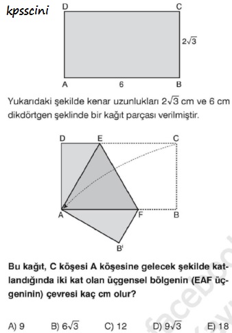 Online KPSS Matematik Deneme Sınavı 8 Çöz