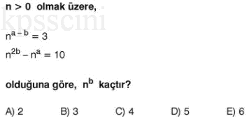 Online KPSS Matematik Deneme Sınavı 9 Çöz