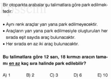 Online KPSS Matematik Deneme Sınavı 9 Çöz