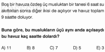 Online KPSS Matematik Deneme Sınavı 9 Çöz
