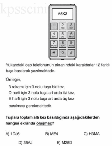 Online KPSS Matematik Deneme Sınavı 9 Çöz