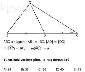 Online KPSS Matematik Deneme Sınavı 9 Çöz