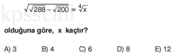 Online KPSS Matematik Deneme Sınavı 9 Çöz