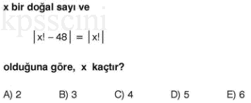 Online KPSS Matematik Deneme Sınavı 9 Çöz