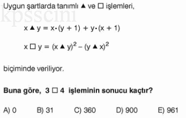 Online KPSS Matematik Deneme Sınavı 9 Çöz