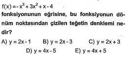 Lise Matematik Online ÖABT Deneme Sınavı Çöz