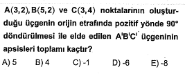 Lise Matematik Online ÖABT Deneme Sınavı Çöz