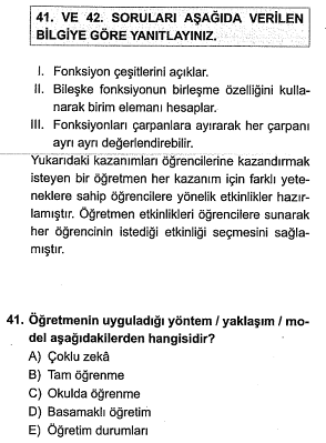 Lise Matematik Online ÖABT Deneme Sınavı Çöz