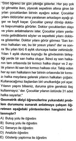 Lise Matematik Online ÖABT Deneme Sınavı Çöz
