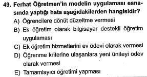 Lise Matematik Online ÖABT Deneme Sınavı Çöz
