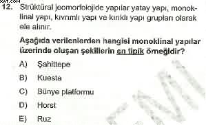 Coğrafya ÖABT Denemesi Çöz