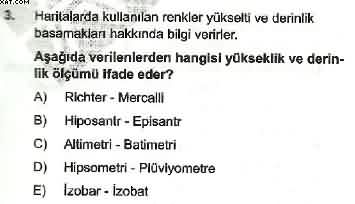 Coğrafya ÖABT Denemesi Çöz