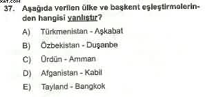 Coğrafya ÖABT Denemesi Çöz
