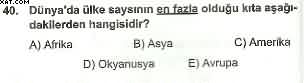 Coğrafya ÖABT Denemesi Çöz
