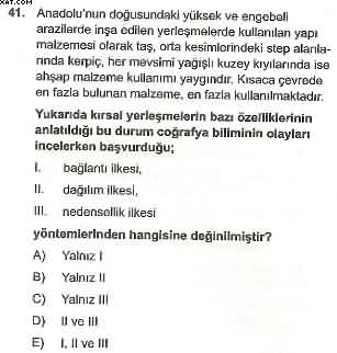 Coğrafya ÖABT Denemesi Çöz
