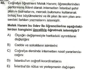 Coğrafya ÖABT Denemesi Çöz
