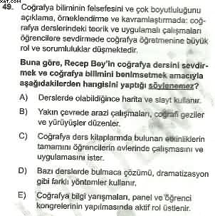 Coğrafya ÖABT Denemesi Çöz