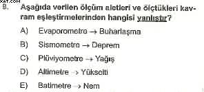 Coğrafya ÖABT Denemesi Çöz