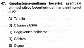 ÖABT Fen Deneme Sınavı Online Çöz