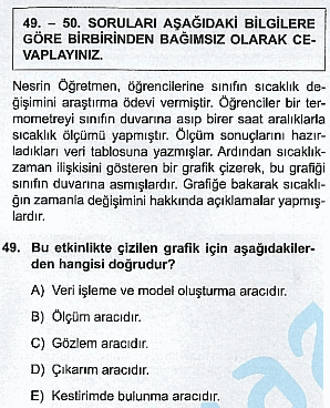 ÖABT Fen Deneme Sınavı Online Çöz
