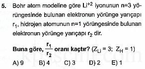 ÖABT Fen Deneme Sınavı Online Çöz