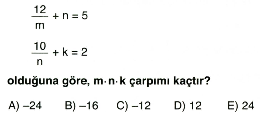 1. Dereceden Denklem ve Eşitsizlikler2-4
