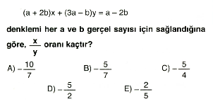 1. dereceden denklem ve eşitsizlikler 4