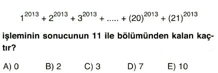 işlem ve modüler aritmetik 4