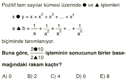işlem ve modüler aritmetik10