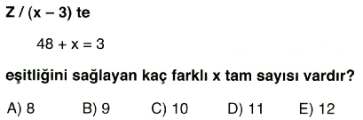işlem ve modüler aritmetik2-11