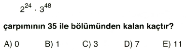 işlem ve modüler aritmetik2-4
