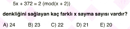 işlem ve modüler aritmetik2-7