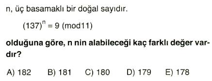işlem ve modüler aritmetik5