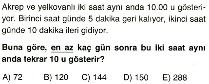 oran-orantı ve problemler3-8
