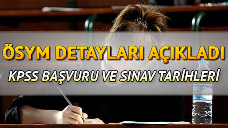 2020 KPSS lisans sınavı ne zaman 2020 KPSS başvuru sınav