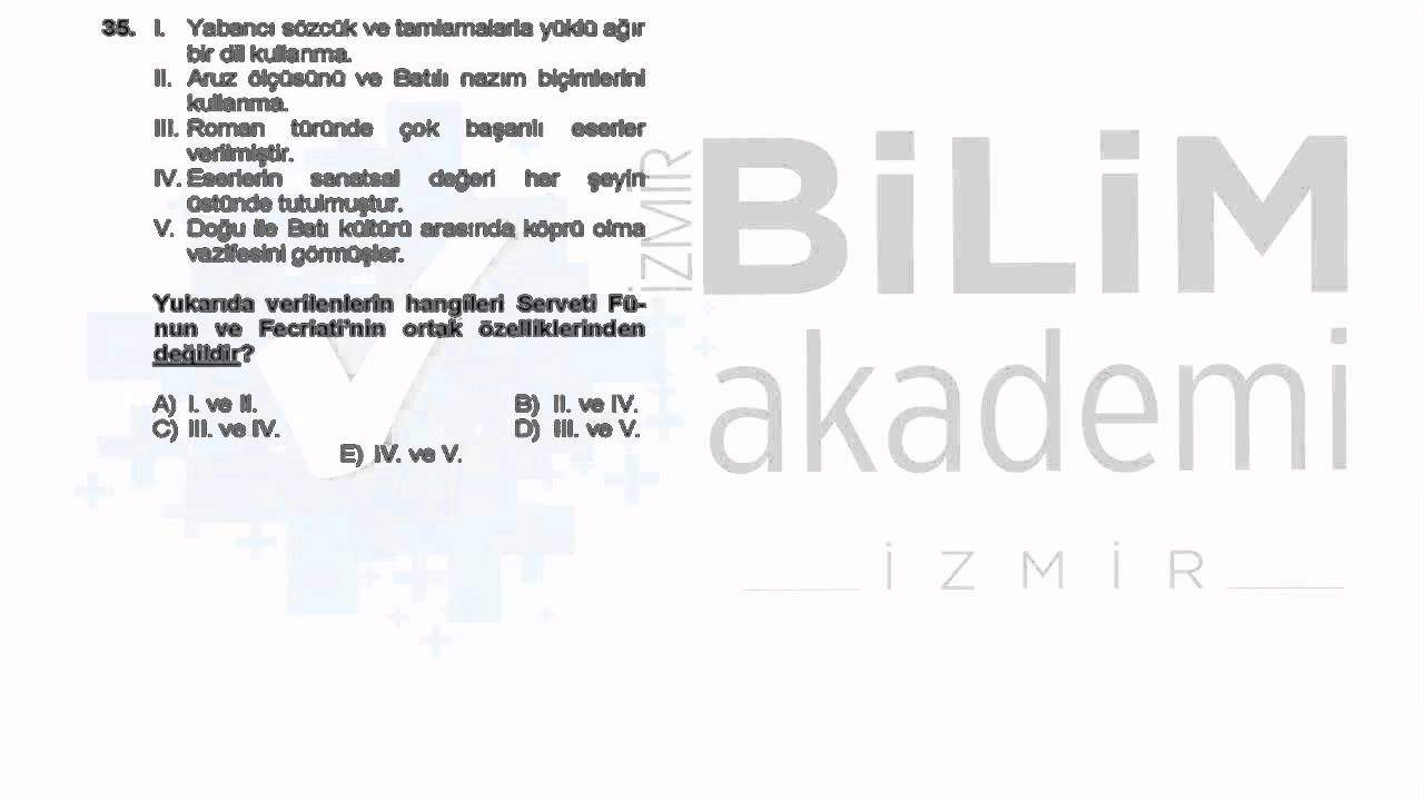 ÖABT Edebiyat TG Deneme Sınavı Soru Çözümleri 1 oabt edebiyat tg deneme sinavi s